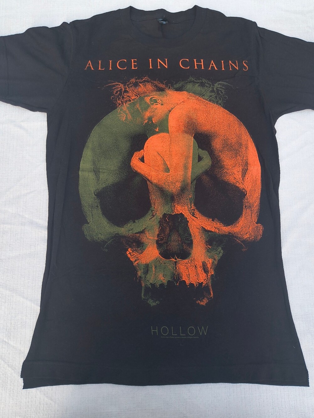 Alice In Chains "Hollow"  2013 Tour Black T Shirt